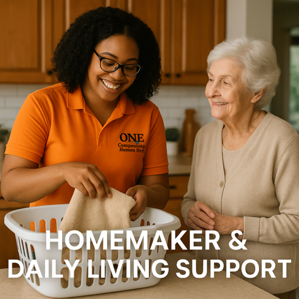 🧺 Homemaker & Daily Living Support Services